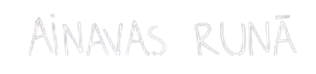 Projekta „Ainavas runā” teksta logotips